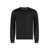 Prada Prada Crew Neck Sweater In Combed Wool Black