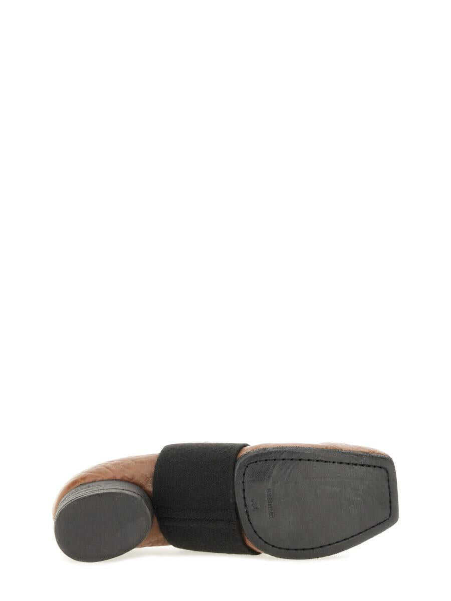 Pantofi cu toc UMA WANG Uma Wang Leather Shoe Beige Femei (BM 19440804) 5