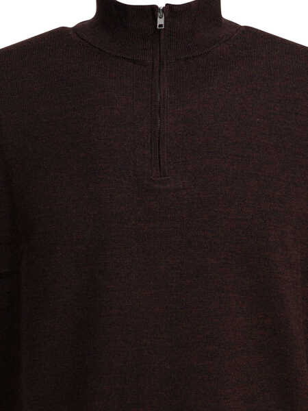 Tricouri Polo NN.07 Sergio merino wool polo sweater Brown Barbati (BM 19440939) 3