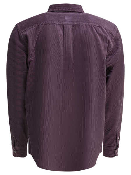 Camasi casual Carhartt L/S Madison Cord shirt Purple Barbati (BM 19440990) 2