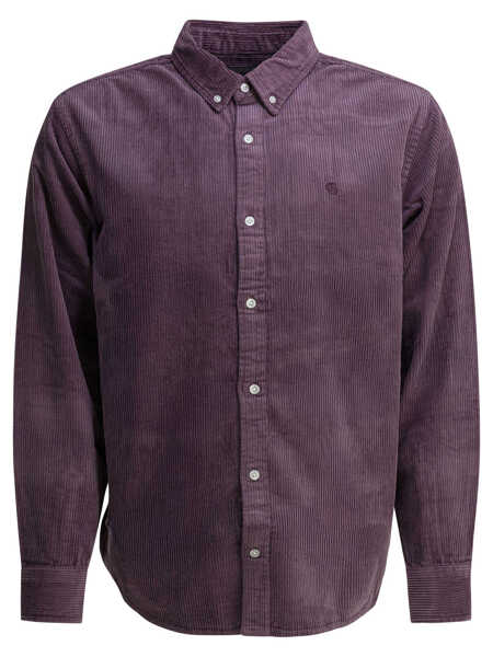 Camasi casual Carhartt L/S Madison Cord shirt Purple Barbati (BM 19440990) 1