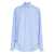 Maison Margiela Cotton striped shirt Light blue