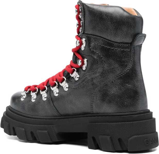 Cizme scurte Ganni Hiking Boot BLACK Femei (BM 19441046) 3