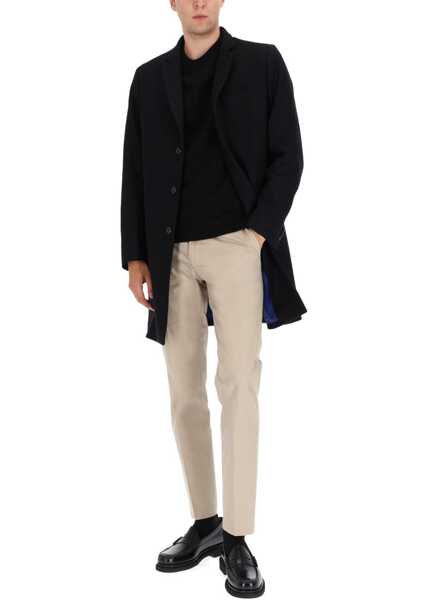 Paltoane Paul Smith Wool Coat BLACK Barbati (BM 19441055) 2