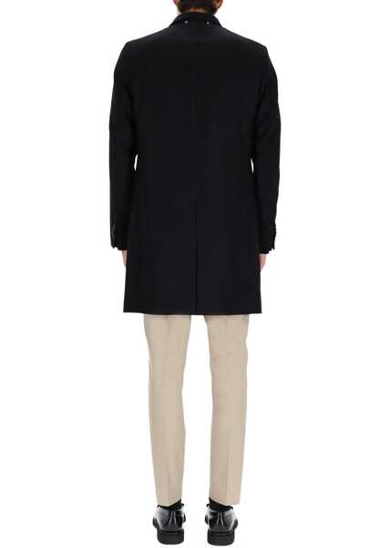Paltoane Paul Smith Wool Coat BLACK Barbati (BM 19441055) 4