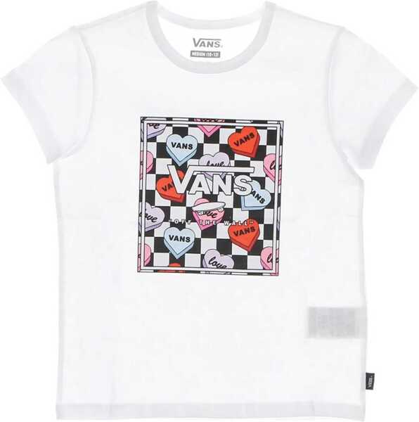 Tricouri Vans Box Candy Hearts T-Shirt WHITE Baieti (BM 19441058) 1