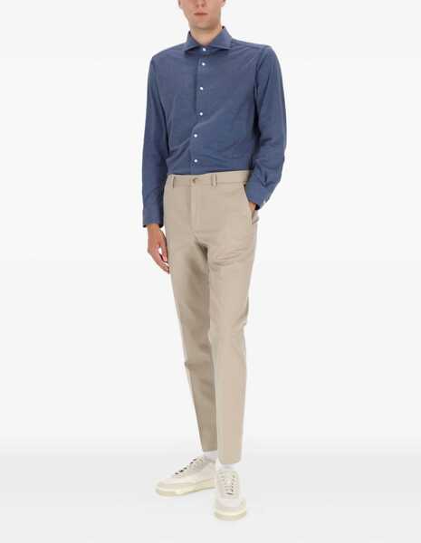 Camasi casual Hugo Boss L-Hays Shirt BLUE Barbati (BM 19441085) 2