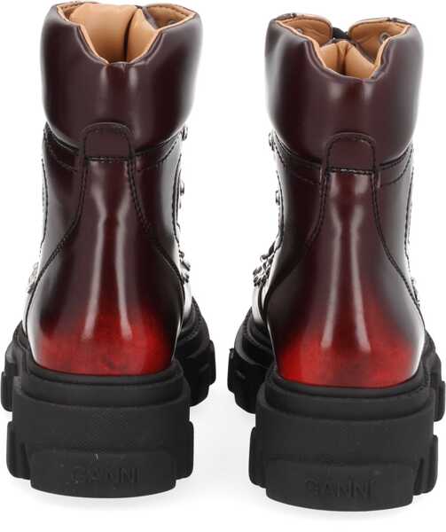 Cizme scurte Ganni Hiking Boot BORDEAUX Femei (BM 19441094) 4