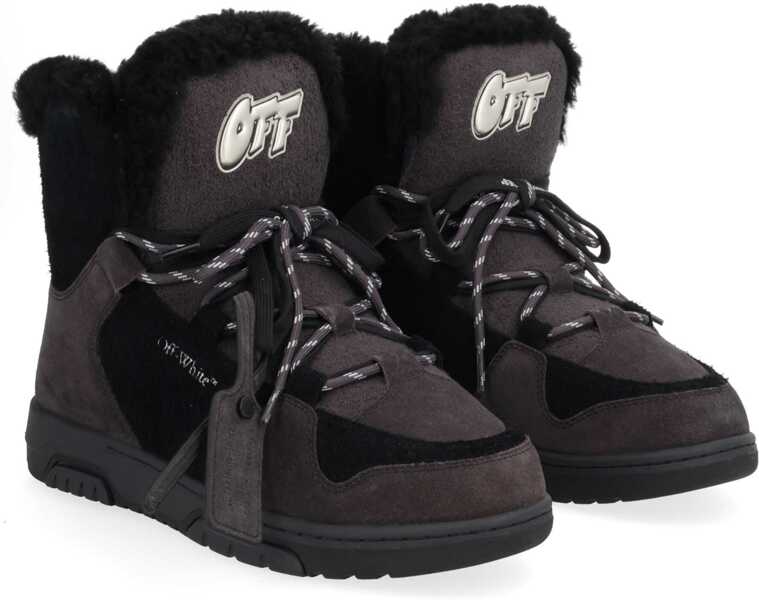 Ghete Off-White Winter Boot Anthracite BLACK Barbati (BM 19441193) 2