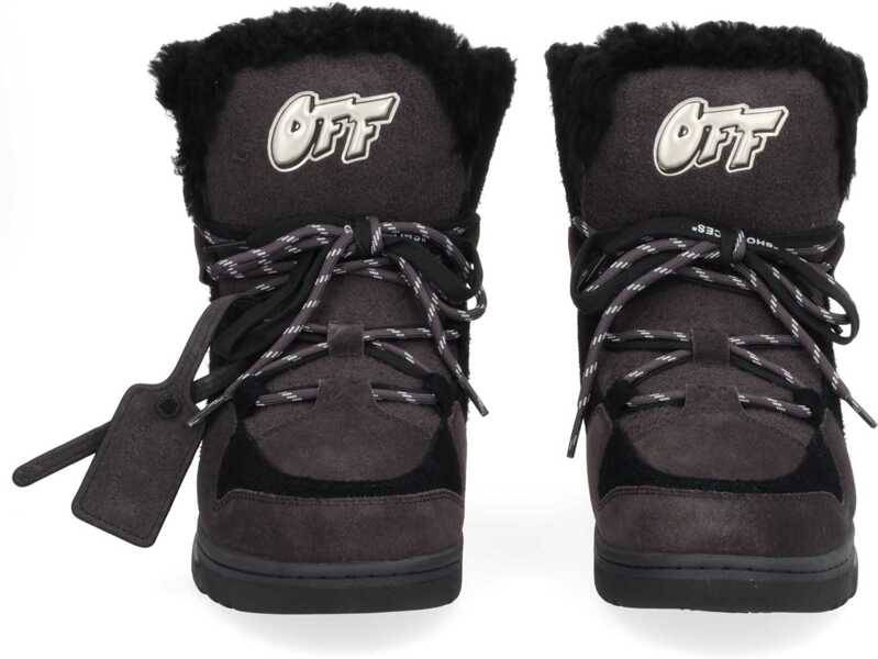 Ghete Off-White Winter Boot Anthracite BLACK Barbati (BM 19441193) 3