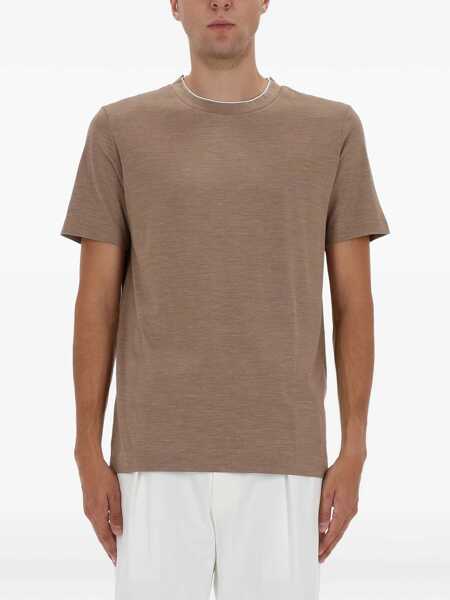 Tricouri Hugo Boss L-Tesar T-Shirt BROWN Barbati (BM 19441208) 1