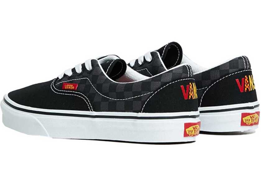 Sneakers Vans Sneaker Era Flame Logo Repeat BLACK Baieti (BM 19441211) 3