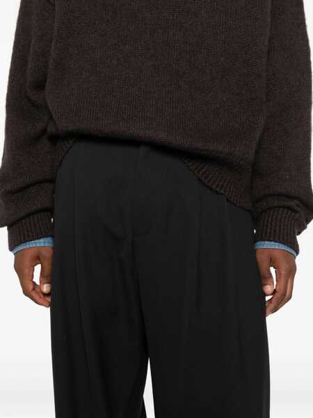 Pantaloni casual STUDIO NICHOLSON Volume Pants With Double Pleat BLUE Barbati (BM 19441223) 5