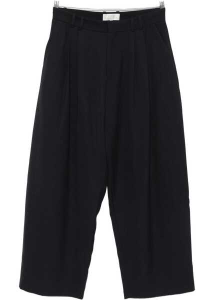Pantaloni casual STUDIO NICHOLSON Volume Pants With Double Pleat BLUE Barbati (BM 19441223) 1