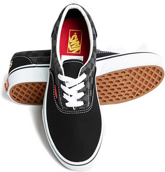 Sneakers Vans Sneaker Era Flame Logo Repeat BLACK Baieti (BM 19441265) 5