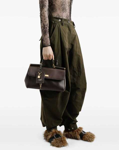 Genti de mana Dolce & Gabbana My Sicily Handbag BROWN Femei (BM 19441373) 2