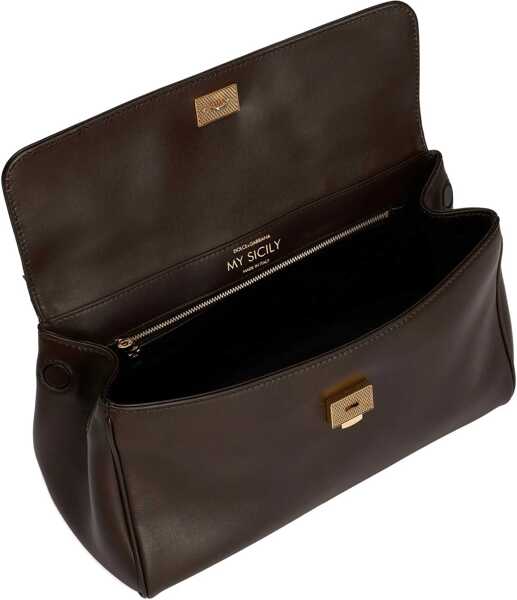 Genti de mana Dolce & Gabbana My Sicily Handbag BROWN Femei (BM 19441373) 5