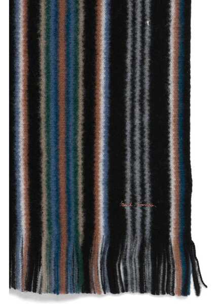 Esarfe Paul Smith Merino Wool Scarf BLACK Barbati (BM 19441376) 2