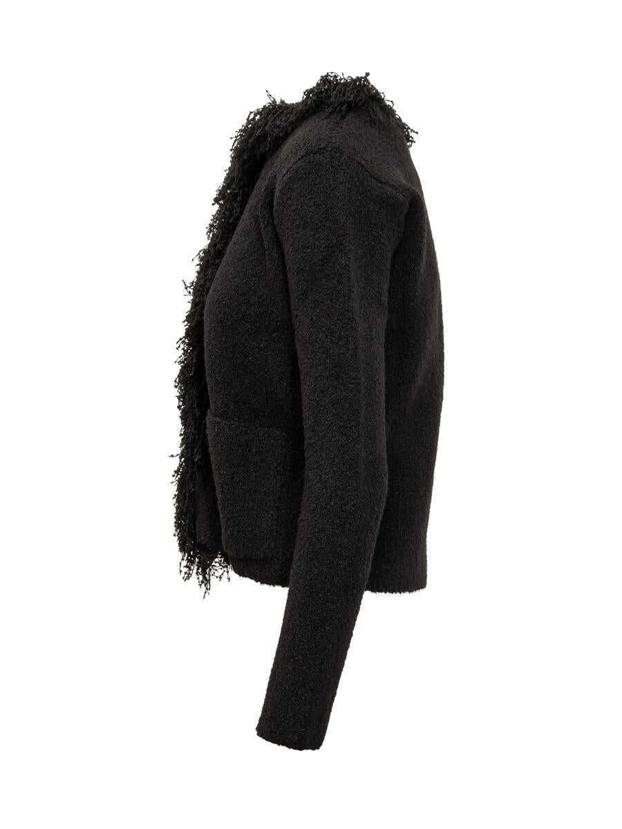 Cardigane Salvatore Ferragamo Salvatore Ferragamo Black Cardigan With Ferragamo Fringes Black Femei (BM 19445187) 3