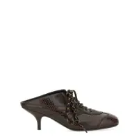 Pantofi cu toc Dries Van Noten Leather Slip-On Mules Femei