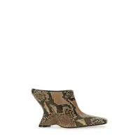 Pantofi cu toc Dries Van Noten Leather Boot Femei