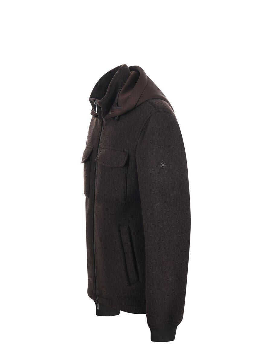 Paltoane Manuel Ritz Manuel Ritz  Coats BROWN Barbati (BM 19446576) 3