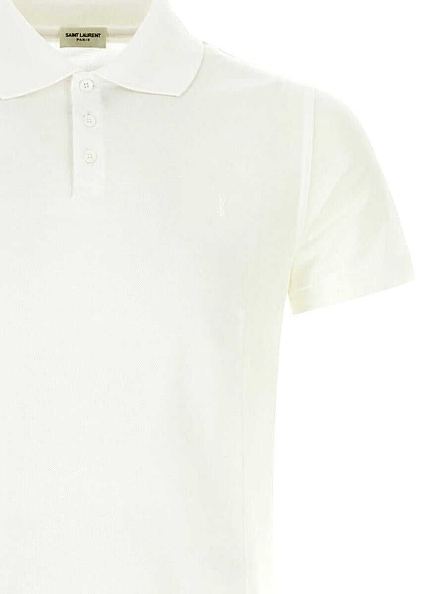 Topuri Saint Laurent SAINT LAURENT Topwear White Barbati (BM 19446909) 3