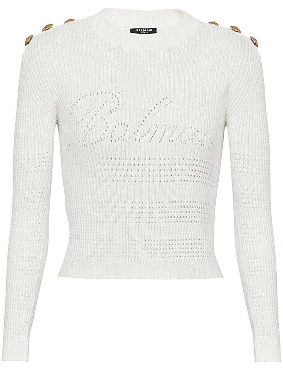 Imbracaminte Balmain BALMAIN Clothing White Femei (BM 19447098) 1