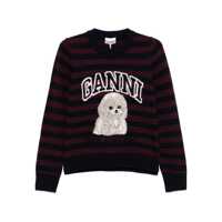 Pulovere Ganni Poodle Wool Crewneck Sweater Femei