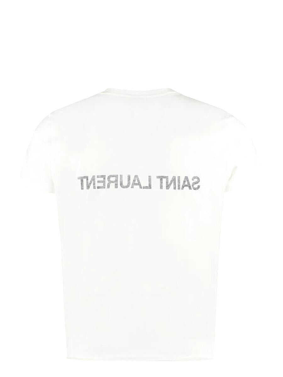 Topuri Saint Laurent SAINT LAURENT Topwear White Barbati (BM 19448475) 2