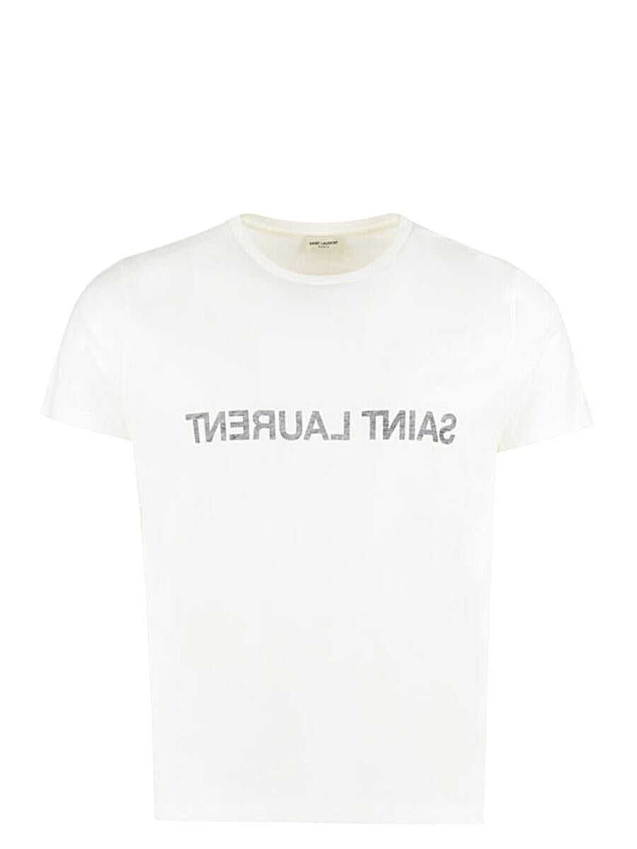 Topuri Saint Laurent SAINT LAURENT Topwear White Barbati (BM 19448475) 1