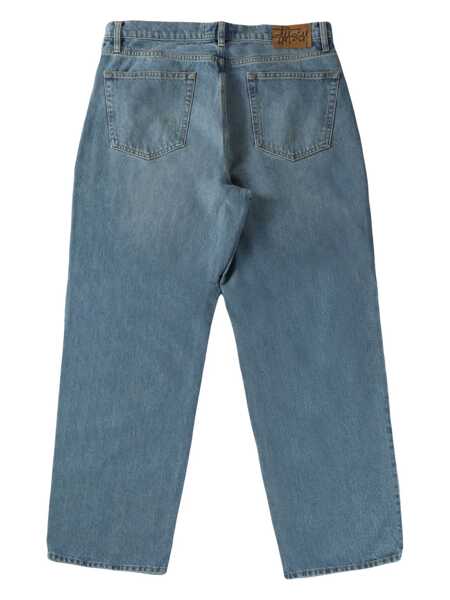 Blugi drepti STSSY Jeans Blue Barbati (BM 19448877) 2