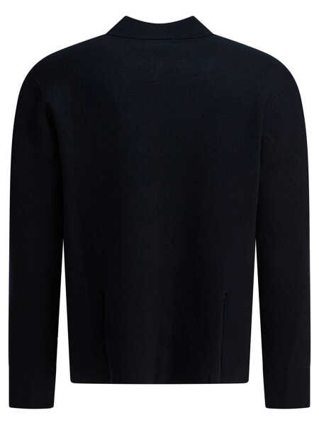 Tricouri Polo NN.07 Harald wool polo sweater Blue Barbati (BM 19448883) 2