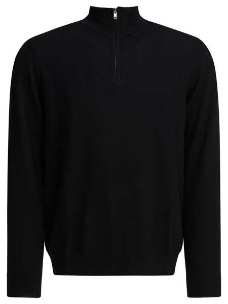 Tricouri Polo NN.07 Sergio merino wool polo sweater Black Barbati (BM 19448895) 1