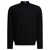 NN.07 "Sergio" merino wool polo sweater Black