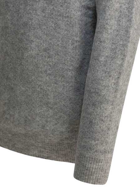 Tricouri Polo NN.07 Alfie alpaca-blend polo sweater Grey Barbati (BM 19448925) 4