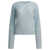 AURALEE Alpaca crewneck sweater Light blue
