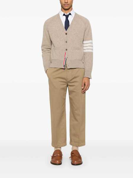Pulovere casual Thom Browne Knitwear Beige Barbati (BM 19448991) 2