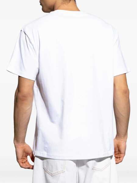 Tricouri Givenchy Givenchy Paris T-shirt White Barbati (BM 19449975) 4