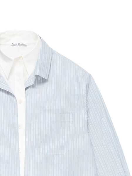 Camasi office Acne Studios Shirts Light blue Femei (BM 19449978) 2
