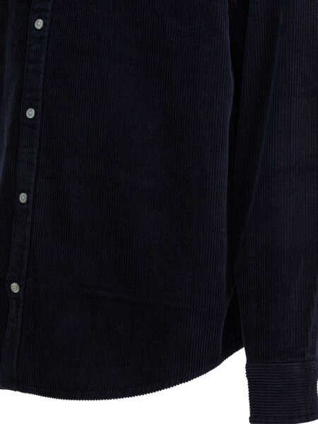 Camasi casual Carhartt L/S Madison Cord shirt Blue Barbati (BM 19449996) 4