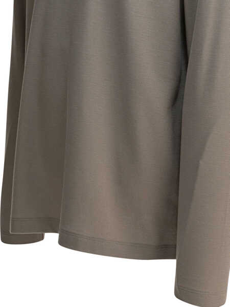 Tricouri Vince Cotton crewneck T-shirt Beige Barbati (BM 19450017) 4