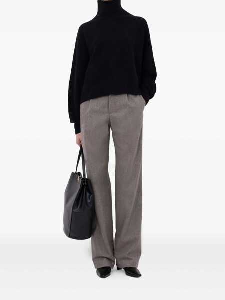 Pulovere casual LOULOU DE SAISON Knitwear Black Femei (BM 19450020) 2