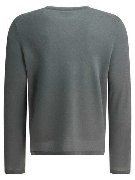 Pulovere Vince Cashmere and silk crewneck sweater Grey Barbati (BM 19450023) 2