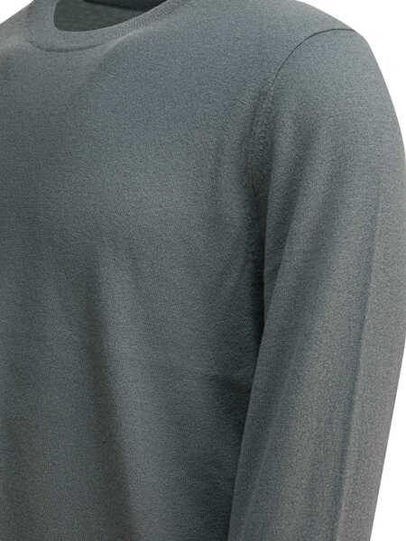 Pulovere Vince Cashmere and silk crewneck sweater Grey Barbati (BM 19450023) 4