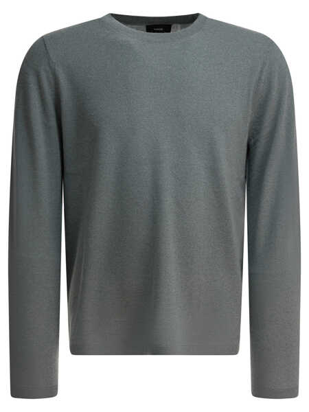 Pulovere Vince Cashmere and silk crewneck sweater Grey Barbati (BM 19450023) 1