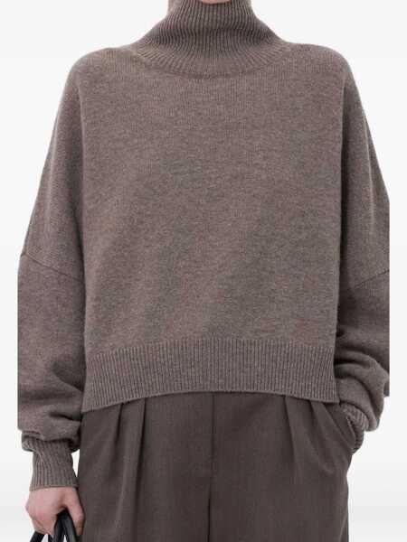 Pulovere casual LOULOU DE SAISON Knitwear Brown Femei (BM 19450029) 4