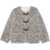 forte_forte Faux fur Coat with Divine embroidery and toggles PEARL