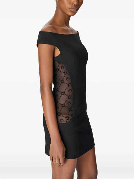 Rochii MARINE SERRE Wool Boucl Sleeveless Mini Dress BLACK Femei (BM 19452443) 4