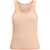 forte_forte Halter-neck tank Top in wool jersey PEACH